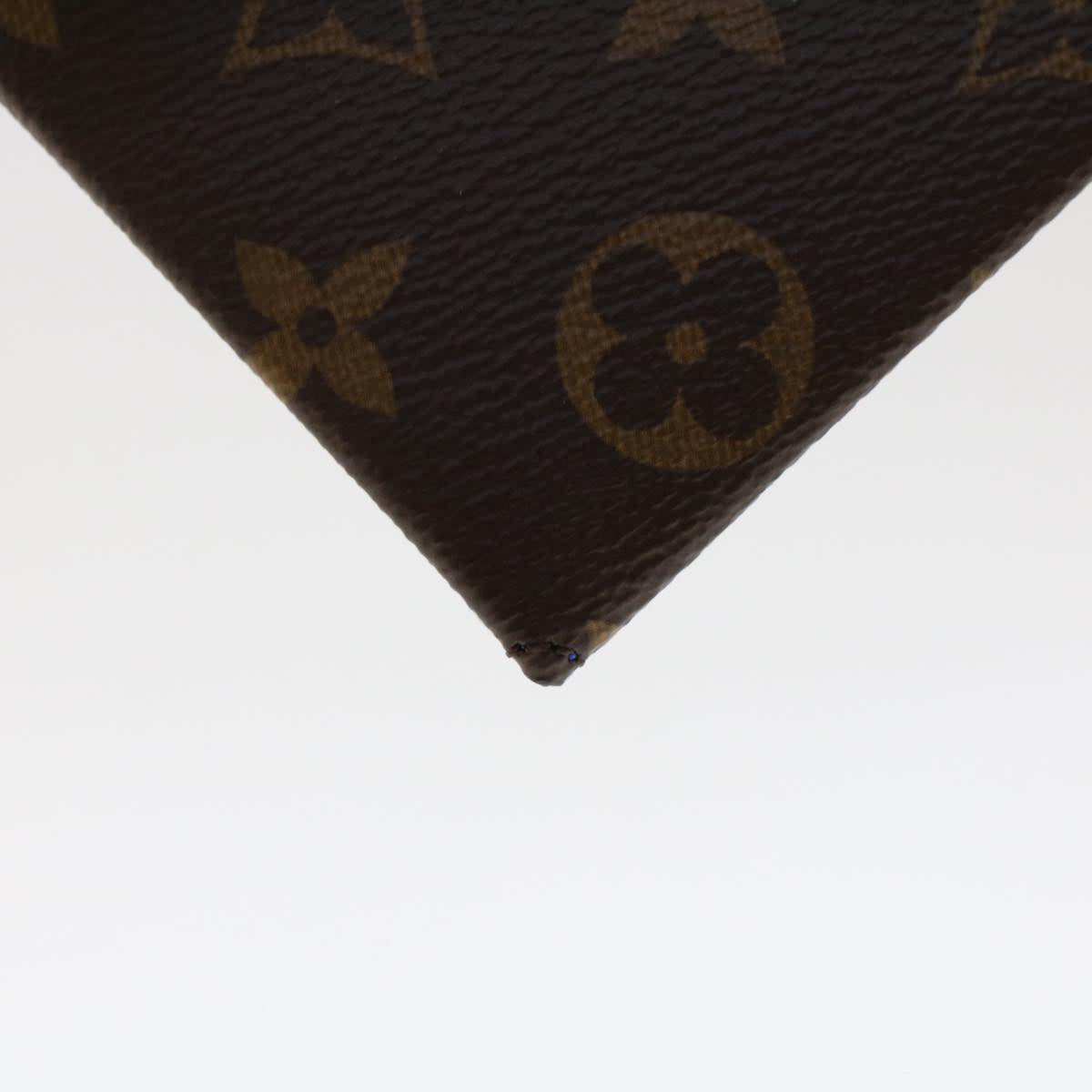 LOUIS VUITTON Monogram Etui6 Paille Accessory Case GI0477 LV Auth 48703A