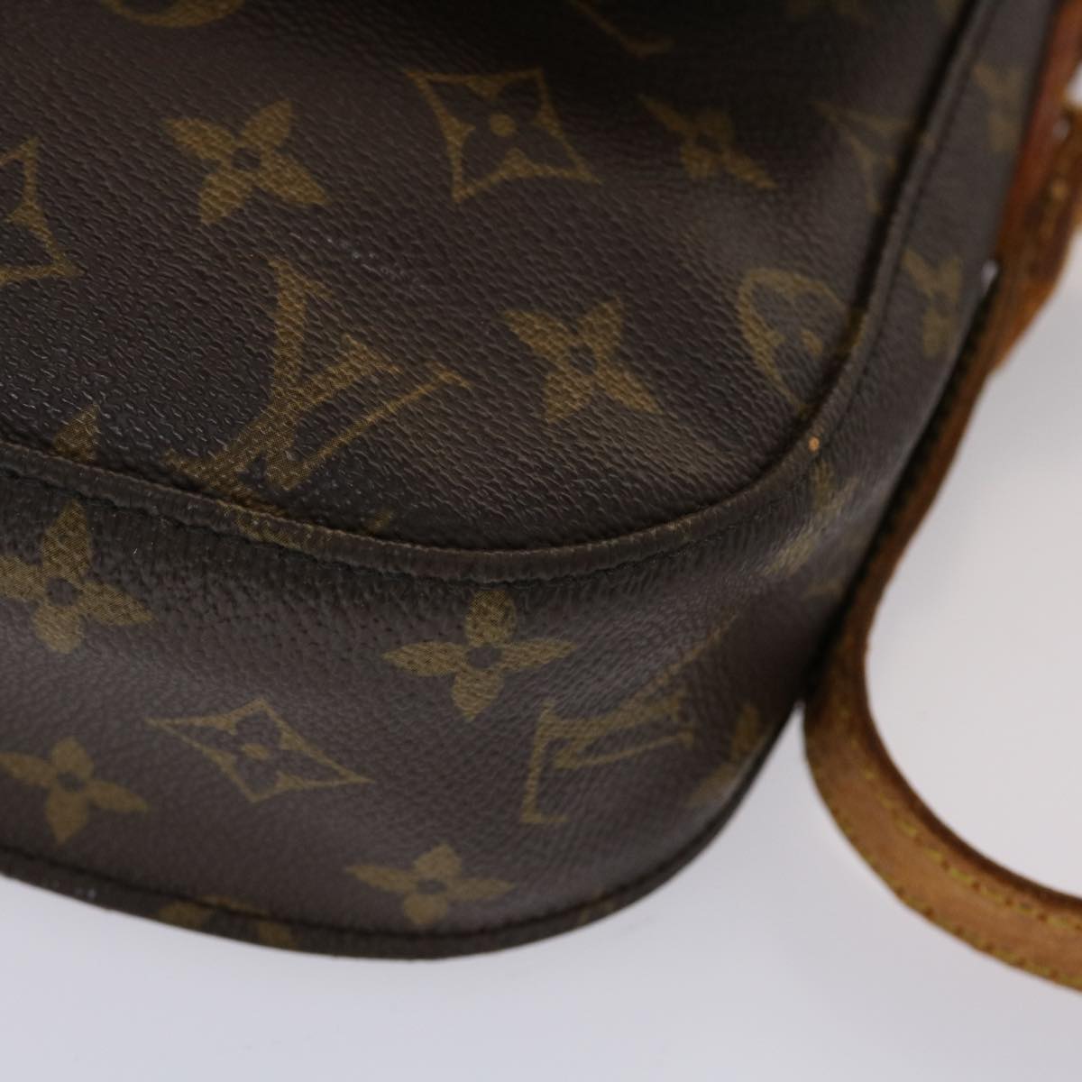 LOUIS VUITTON Monogram Saint Cloud GM Shoulder Bag M51242 LV Auth 48704