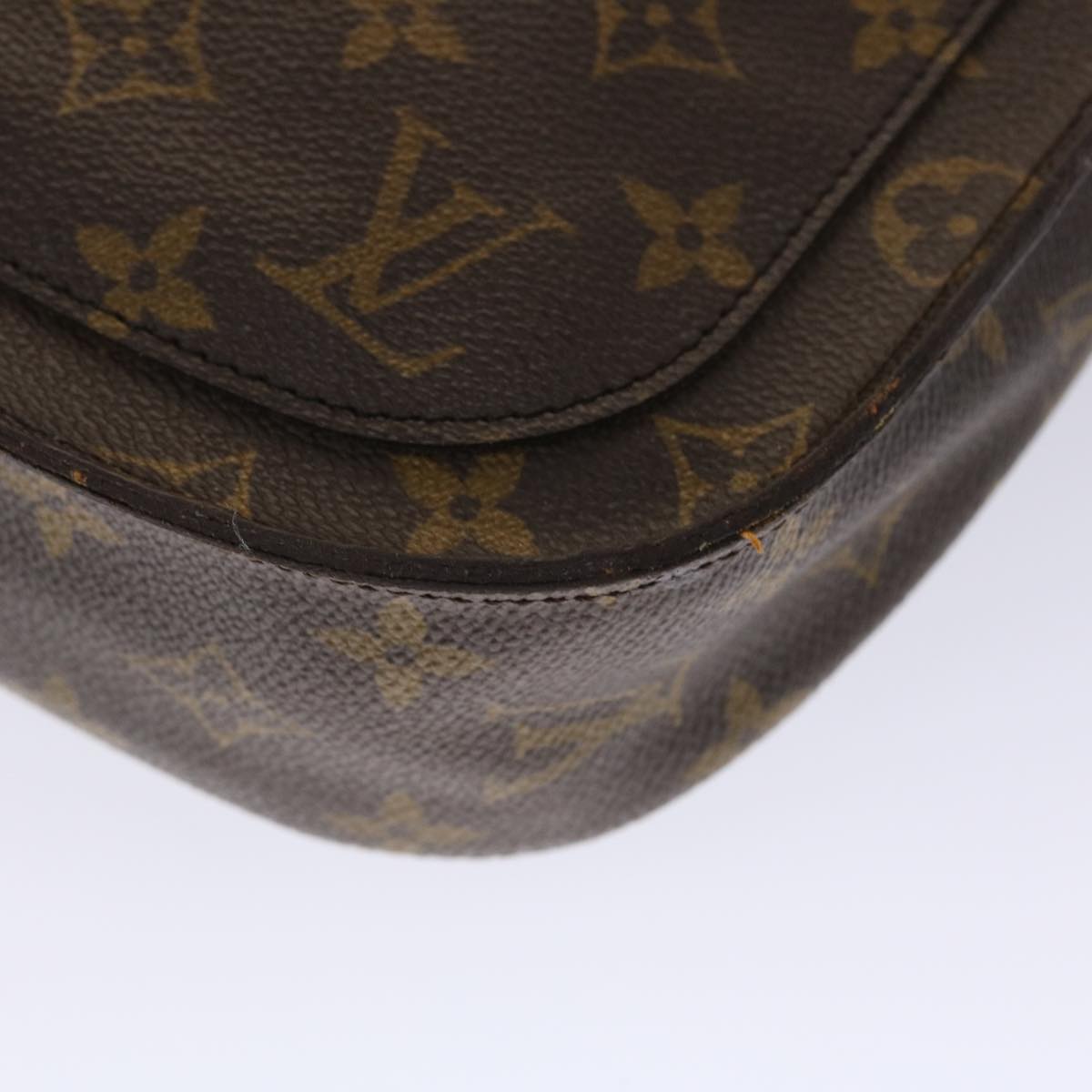 LOUIS VUITTON Monogram Saint Cloud GM Shoulder Bag M51242 LV Auth 48704