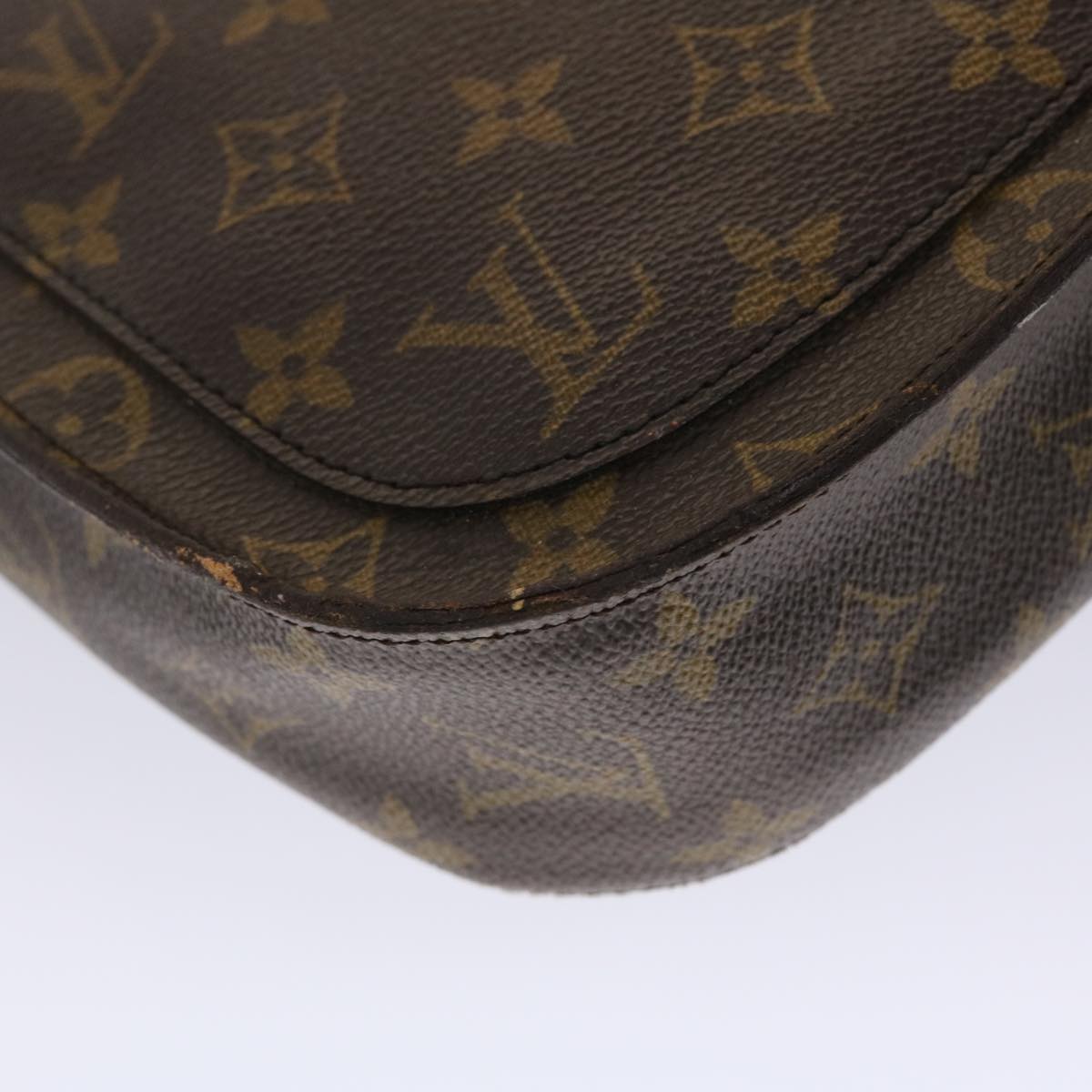 LOUIS VUITTON Monogram Saint Cloud GM Shoulder Bag M51242 LV Auth 48704