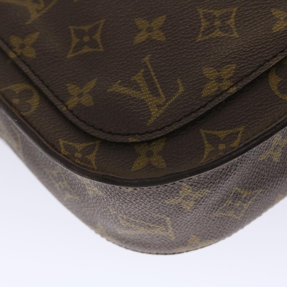 LOUIS VUITTON Monogram Saint Cloud GM Shoulder Bag M51242 LV Auth 48706