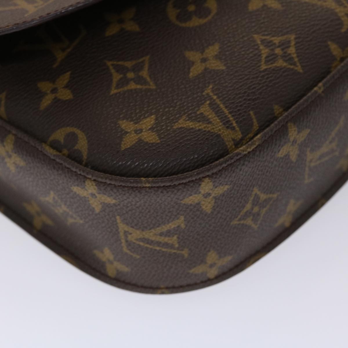 LOUIS VUITTON Monogram Saint Cloud GM Shoulder Bag M51242 LV Auth 48707