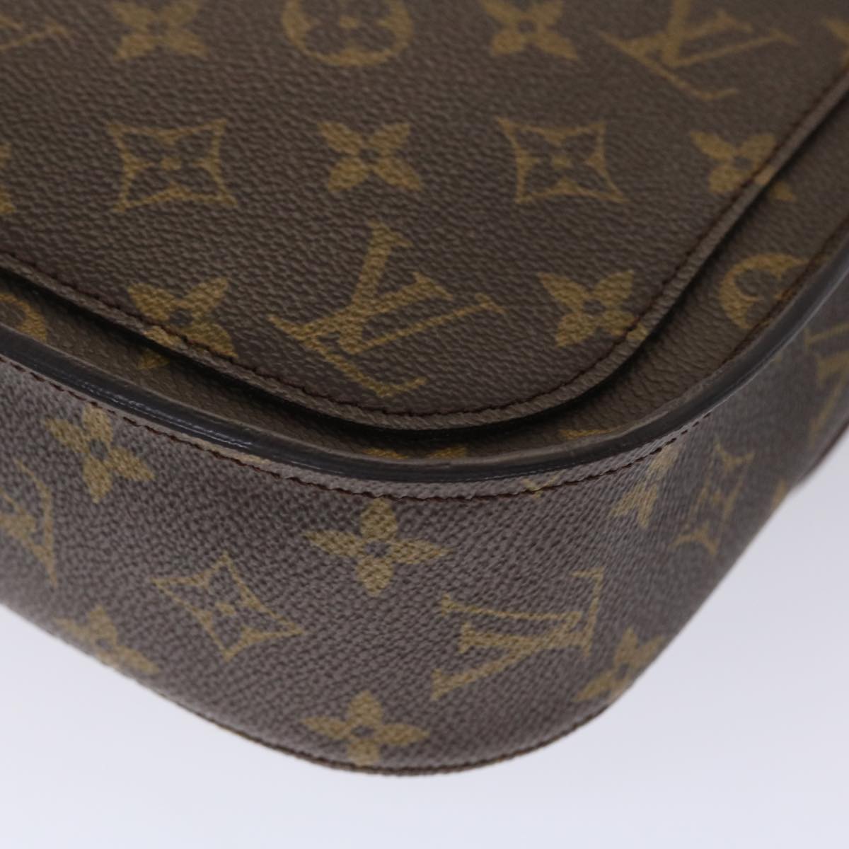 LOUIS VUITTON Monogram Saint Cloud GM Shoulder Bag M51242 LV Auth 48707