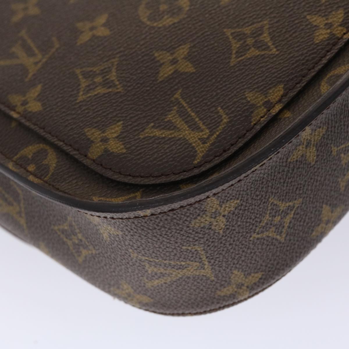 LOUIS VUITTON Monogram Saint Cloud GM Shoulder Bag M51242 LV Auth 48707