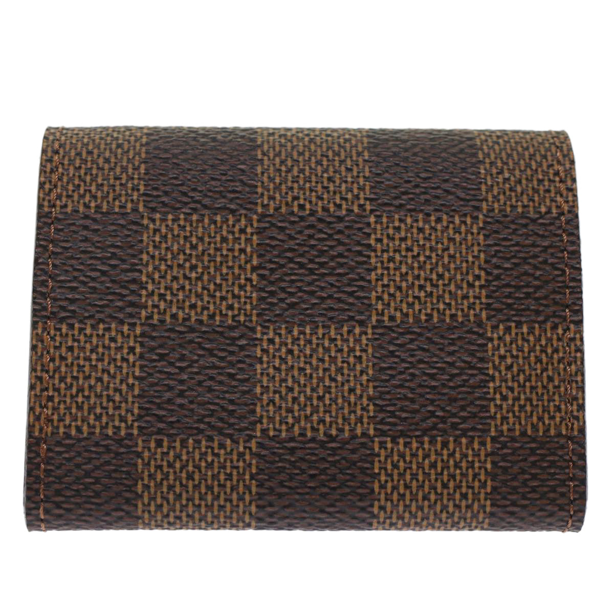 LOUIS VUITTON Damier Ebene Cuff Case Cuffs SV925 M64600 LV Auth 48782