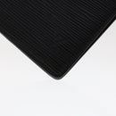 LOUIS VUITTON Epi Agenda GM Day Planner Cover Black R20062 LV Auth 48805-14