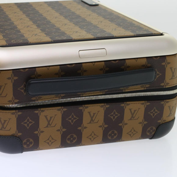 LOUIS VUITTON Monogram Stripe HUMAN MADE Horizon 55 Suitcase M20481 Auth 48828SM