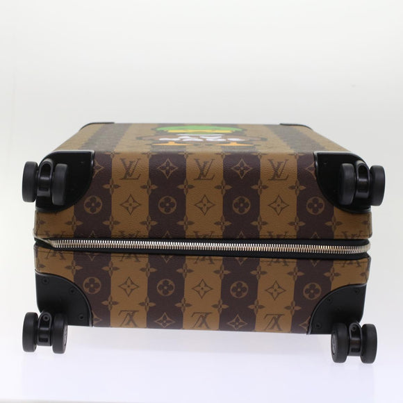 LOUIS VUITTON Monogram Stripe HUMAN MADE Horizon 55 Suitcase M20481 Auth 48828SM