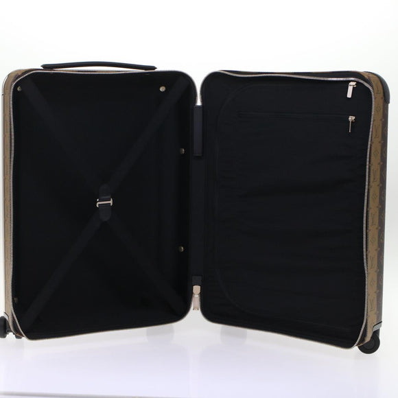 LOUIS VUITTON Monogram Stripe HUMAN MADE Horizon 55 Suitcase M20481 Auth 48828SM