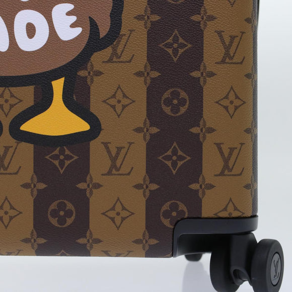 LOUIS VUITTON Monogram Stripe HUMAN MADE Horizon 55 Suitcase M20481 Auth 48828SM