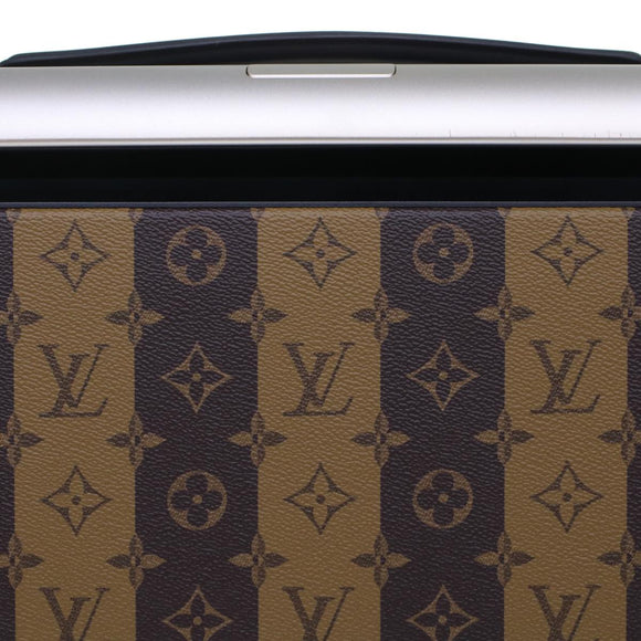 LOUIS VUITTON Monogram Stripe HUMAN MADE Horizon 55 Suitcase M20481 Auth 48828SM