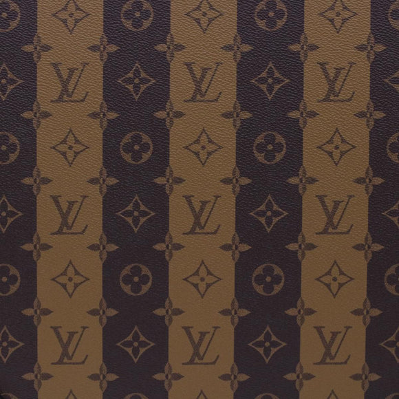 LOUIS VUITTON Monogram Stripe HUMAN MADE Horizon 55 Suitcase M20481 Auth 48828SM
