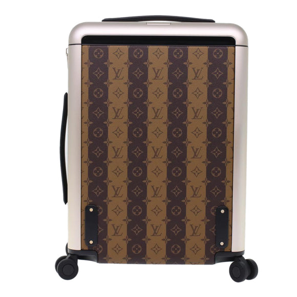 LOUIS VUITTON Monogram Stripe HUMAN MADE Horizon 55 Suitcase M20481 Auth 48828SM
