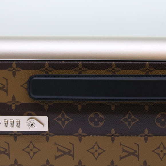 LOUIS VUITTON Monogram Stripe HUMAN MADE Horizon 55 Suitcase M20481 Auth 48828SM