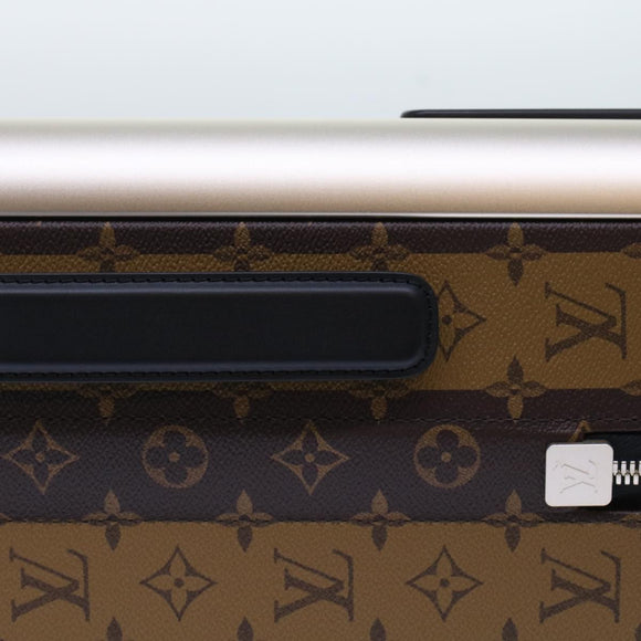 LOUIS VUITTON Monogram Stripe HUMAN MADE Horizon 55 Suitcase M20481 Auth 48828SM