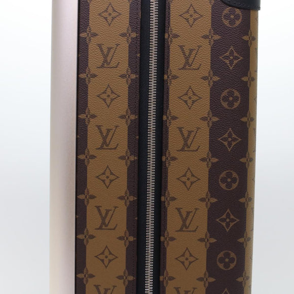 LOUIS VUITTON Monogram Stripe HUMAN MADE Horizon 55 Suitcase M20481 Auth 48828SM
