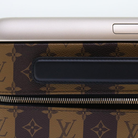 LOUIS VUITTON Monogram Stripe HUMAN MADE Horizon 55 Suitcase M20481 Auth 48828SM