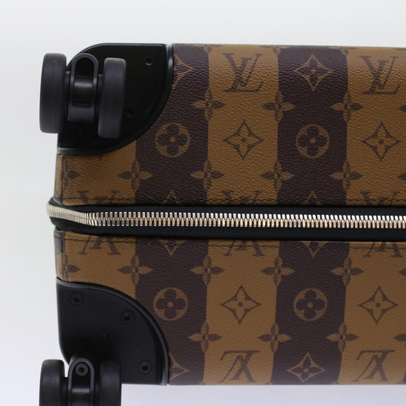 LOUIS VUITTON Monogram Stripe HUMAN MADE Horizon 55 Suitcase M20481 Auth 48828SM