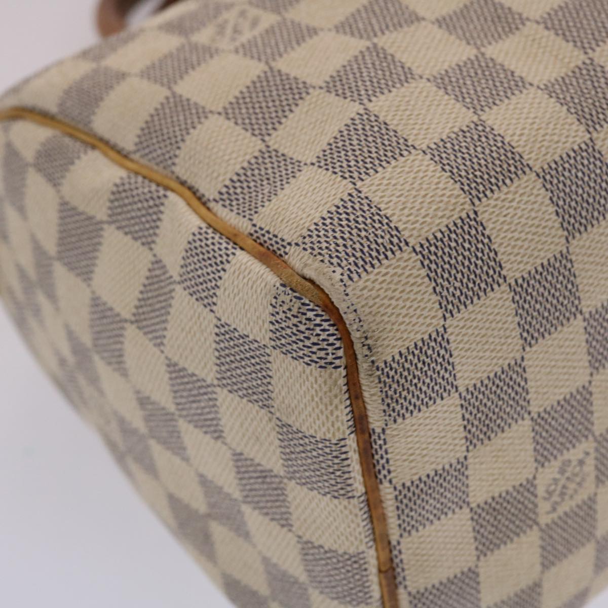 LOUIS VUITTON Damier Azur Speedy 25 Hand Bag N41534 LV Auth 48832