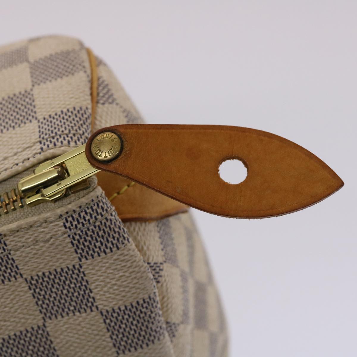 LOUIS VUITTON Damier Azur Speedy 25 Hand Bag N41534 LV Auth 48832