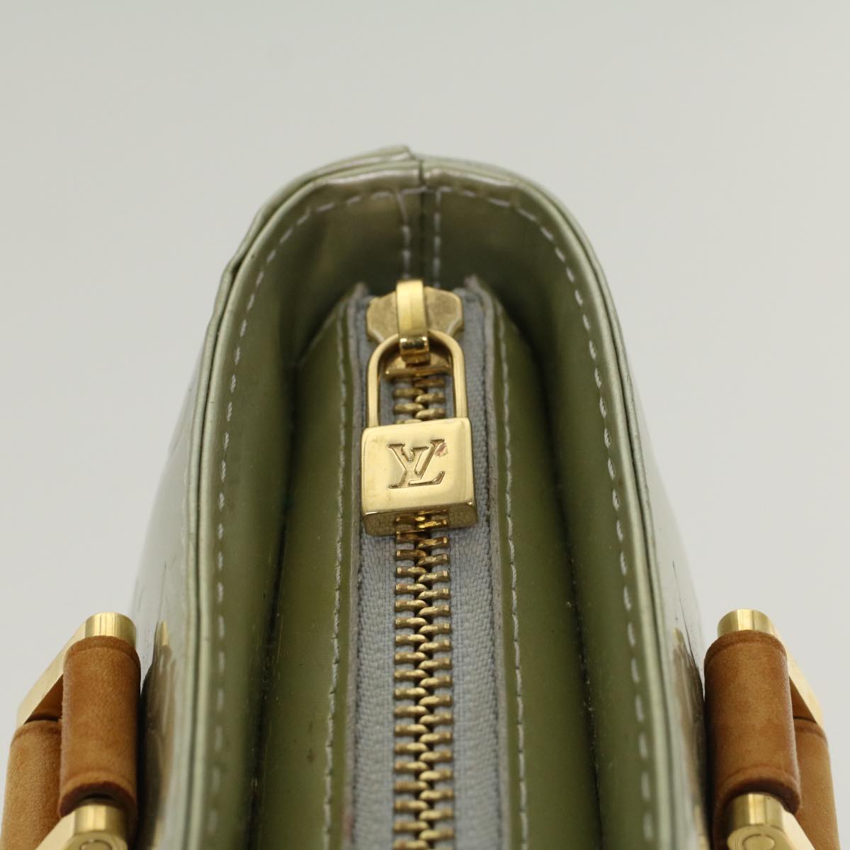 LOUIS VUITTON Monogram Vernis Houston Hand Bag Lavande M91218 LV Auth 48886