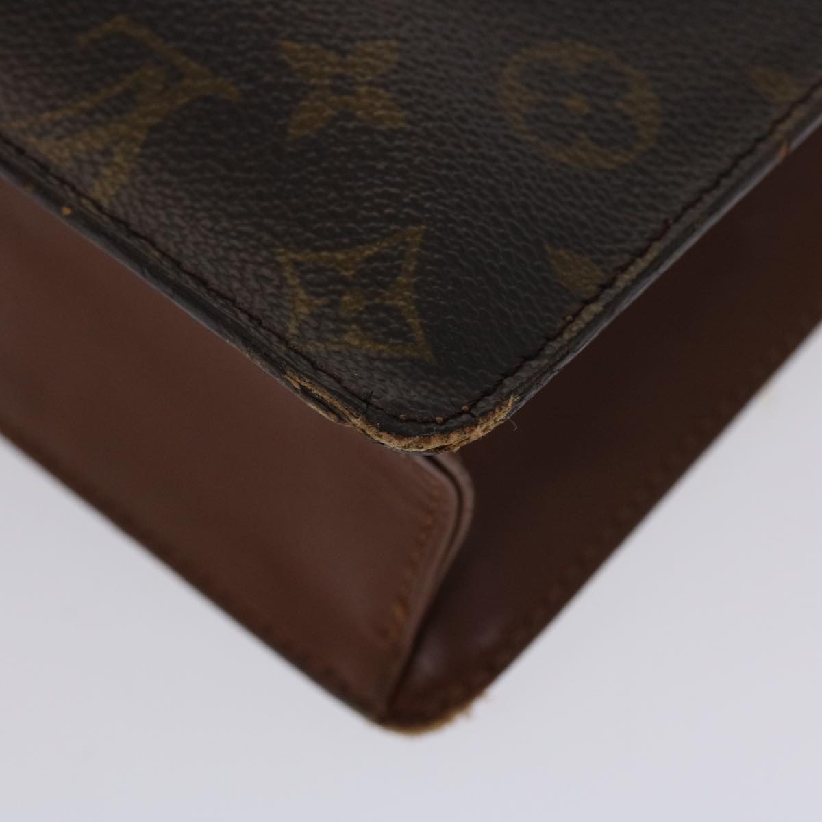 LOUIS VUITTON Monogram Monceau 28 Hand Bag 2way M51185 LV Auth 48921