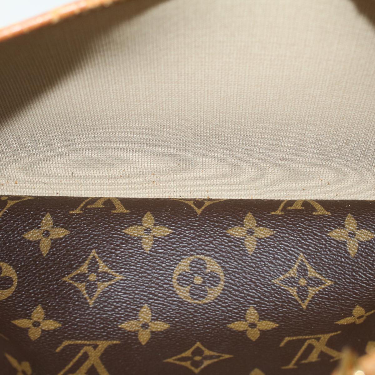 LOUIS VUITTON Monogram Deauville Hand Bag M47270 LV Auth 48928