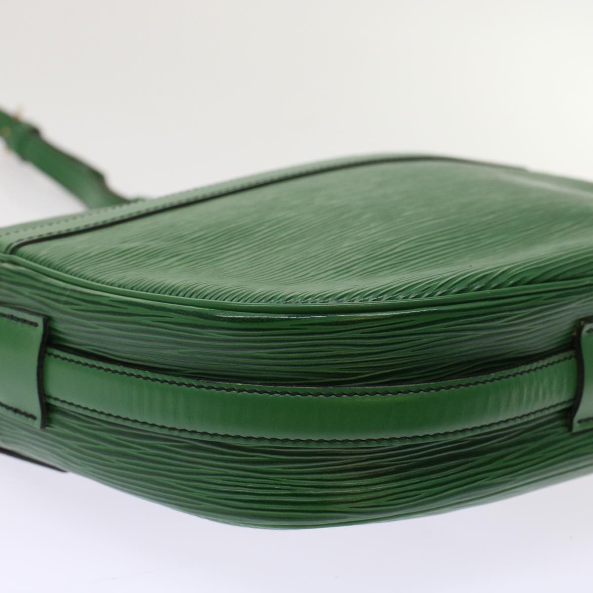 LOUIS VUITTON Epi June Feuille Shoulder Bag Green M52154 LV Auth 48956