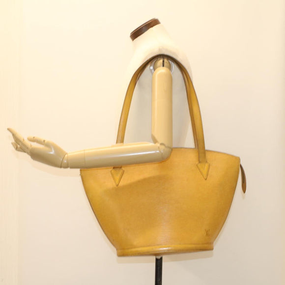 LOUIS VUITTON Epi Saint Jacques Shopping Shoulder Bag Yellow M52269 Auth 48967
