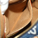 LOUIS VUITTON Jaguar Speedy Bandouliere 25 Bag 2way Blue M57400 LV Auth 49248S-10