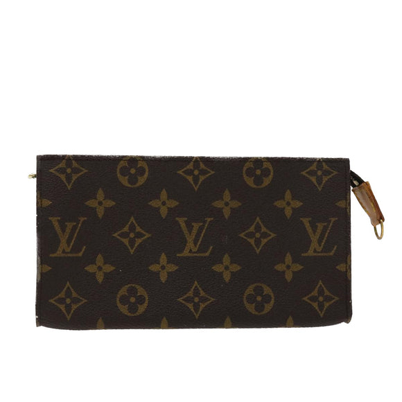 LOUIS VUITTON Monogram Bucket GM Pouch Zubehörbeutel LV Auth 49321