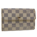 LOUIS VUITTON Damier Azur Portefeuille Alexandra Wallet N63068 LV Auth 49324-1