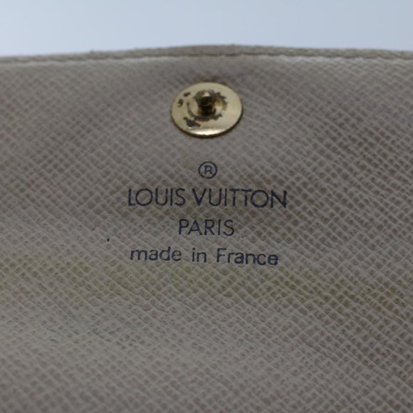 LOUIS VUITTON Damier Azur Portefeuille Alexandra Wallet N63068 LV Auth 49324