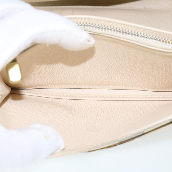 LOUIS VUITTON Damier Azur Portefeuille Alexandra Wallet N63068 LV Auth 49324