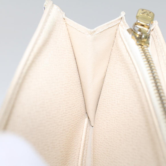 LOUIS VUITTON Damier Azur Portefeuille Alexandra Wallet N63068 LV Auth 49324