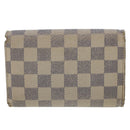 LOUIS VUITTON Damier Azur Portefeuille Alexandra Wallet N63068 LV Auth 49324-2