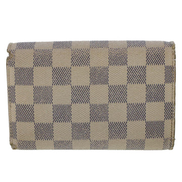 LOUIS VUITTON Damier Azur Portefeuille Alexandra Wallet N63068 LV Auth 49324 - 0