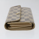 LOUIS VUITTON Damier Azur Portefeuille Alexandra Wallet N63068 LV Auth 49324-3