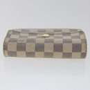 LOUIS VUITTON Damier Azur Portefeuille Alexandra Wallet N63068 LV Auth 49324-5