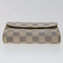LOUIS VUITTON Damier Azur Portefeuille Alexandra Wallet N63068 LV Auth 49324-6