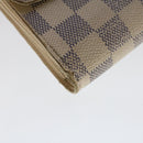 LOUIS VUITTON Damier Azur Portefeuille Alexandra Wallet N63068 LV Auth 49324-14