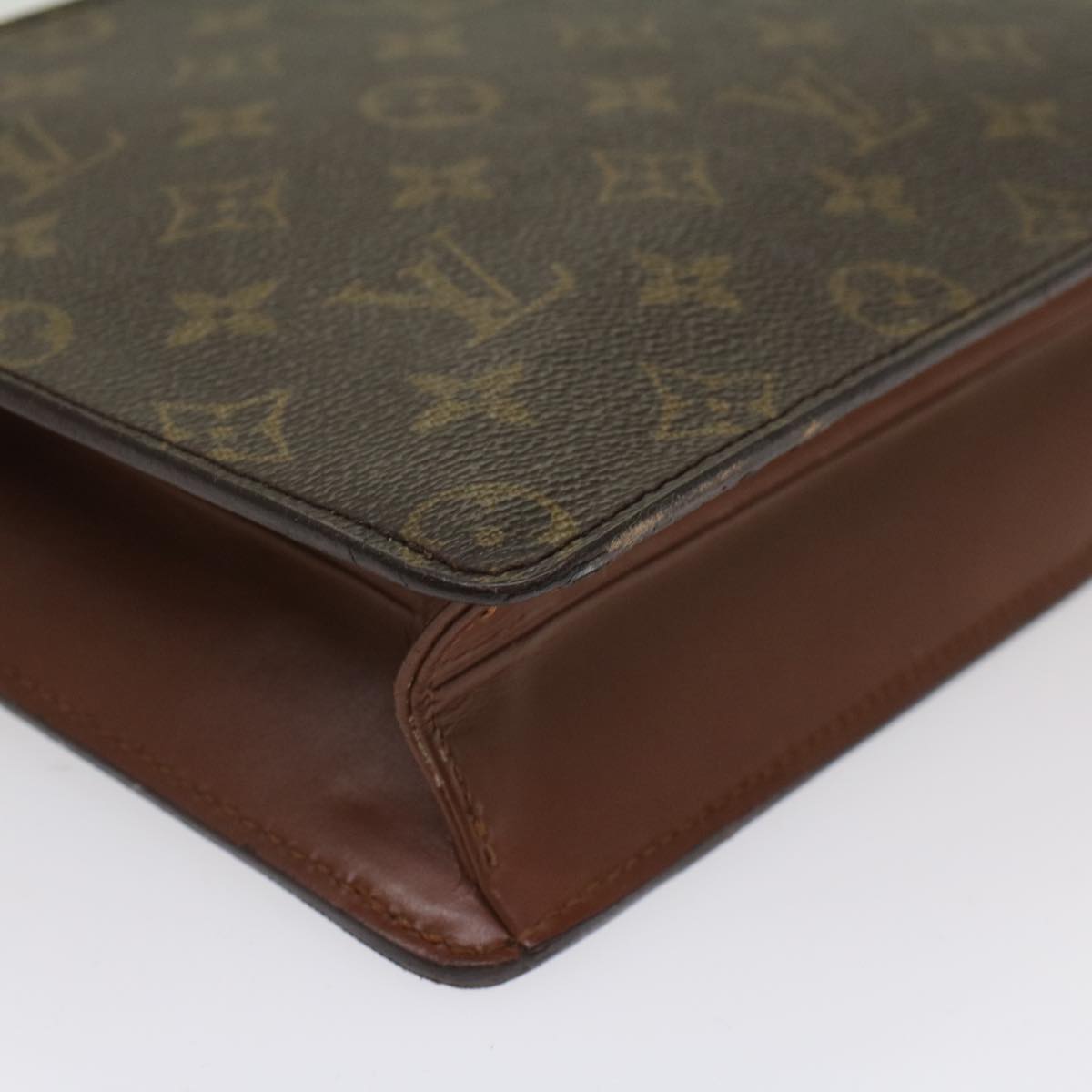 LOUIS VUITTON Monogram Pochette Homme Clutch Bag M51795 LV Auth 49338