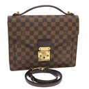 LOUIS VUITTON Damier Ebene Monceau 28 Hand Bag SPO 2way N48088 LV Auth 49347-1