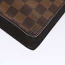 LOUIS VUITTON Damier Ebene Monceau 28 Hand Bag SPO 2way N48088 LV Auth 49347-17