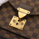 LOUIS VUITTON Damier Ebene Monceau 28 Hand Bag SPO 2way N48088 LV Auth 49347-19