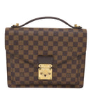 LOUIS VUITTON Damier Ebene Monceau 28 Hand Bag SPO 2way N48088 LV Auth 49347-13