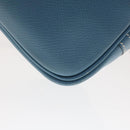 HERMES Purum 20 Hand Bag Leather Light Blue Auth 49423SAM-14