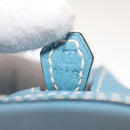 HERMES Purum 20 Hand Bag Leather Light Blue Auth 49423SAM-11