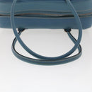 HERMES Purum 20 Hand Bag Leather Light Blue Auth 49423SAM-7