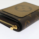 LOUIS VUITTON Monogram Reverse Portefeuille Lou Wallet M81461 LV Auth 49429S-7